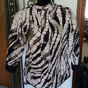 Chico's quilted reversible jacket